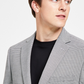 Paletó masculino Alfani Slim Fit com estampa cinza