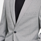 Paletó masculino Alfani Slim Fit com estampa cinza