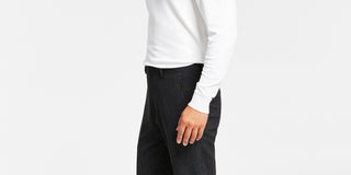 Alfani Masculino Slim Fit Pinstripe Terno Calça Separada Preto Tamanho 30X32