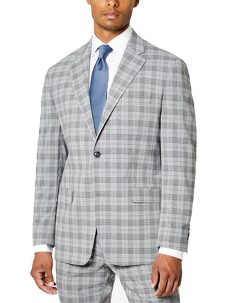 Jaqueta xadrez slim fit masculina Tallia cinza tamanho 38