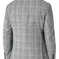 Jaqueta xadrez slim fit masculina Tallia cinza tamanho 38
