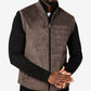 Colete reversível impermeável Kenneth Cole masculino, marrom, tamanho médio