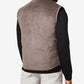 Colete reversível impermeável Kenneth Cole masculino, marrom, tamanho médio