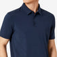 Polo masculino Kenneth Cole Performance Button Azul Tamanho X-G