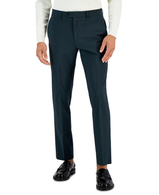 Bar III Men's Slim Fit Suit Separate Pants Green