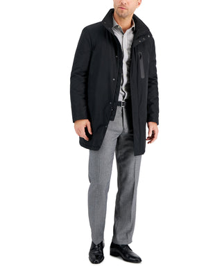Calvin Klein Men's Slim Fit Extreme Raincoat Black Size 36