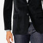Blazer de veludo Michael Kors masculino, corte moderno, preto, tamanho 38