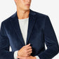 Blazer de veludo Michael Kors masculino, corte moderno, azul, tamanho 44