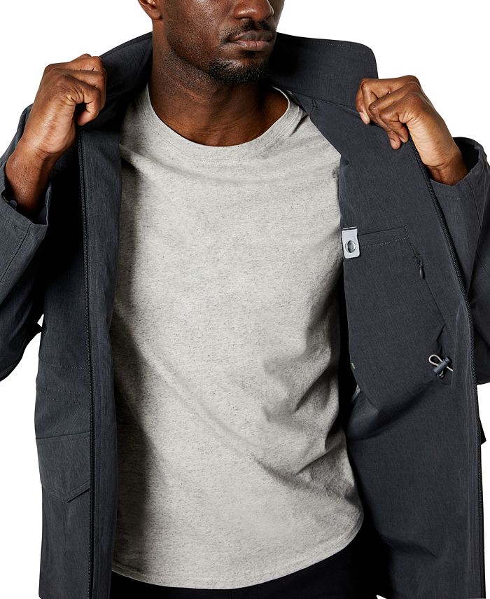 Jaqueta de campo ativa masculina Kenneth Cole, preta, tamanho médio