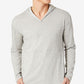Moletom com capuz Kenneth Cole Slim Fit Masculino Cinza Tamanho X-G