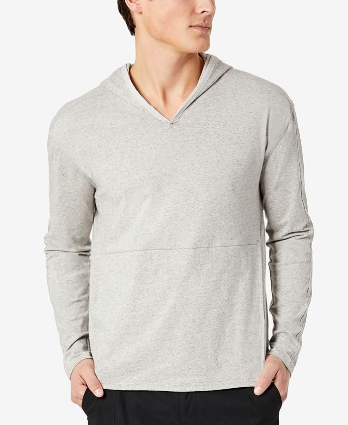 Moletom com capuz Kenneth Cole Slim Fit Masculino Cinza Tamanho X-G