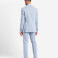 Terno masculino Kenneth Cole Reaction Slim Fit Azul Tamanho 42