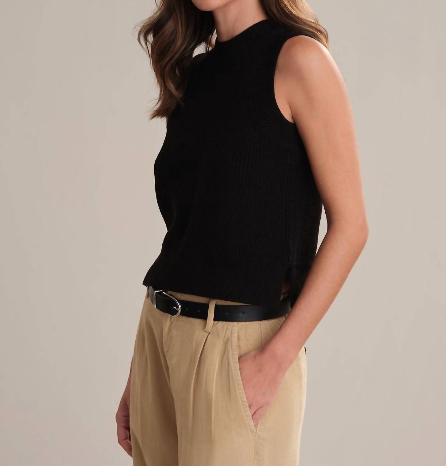 525 America - Demi High Crewneck Cotton Tank Top