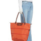 Longchamp Le Pliage Bolsa Expansível Laranja