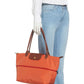 Longchamp Le Pliage Bolsa Expansível Laranja