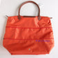 Longchamp Le Pliage Bolsa Expansível Laranja