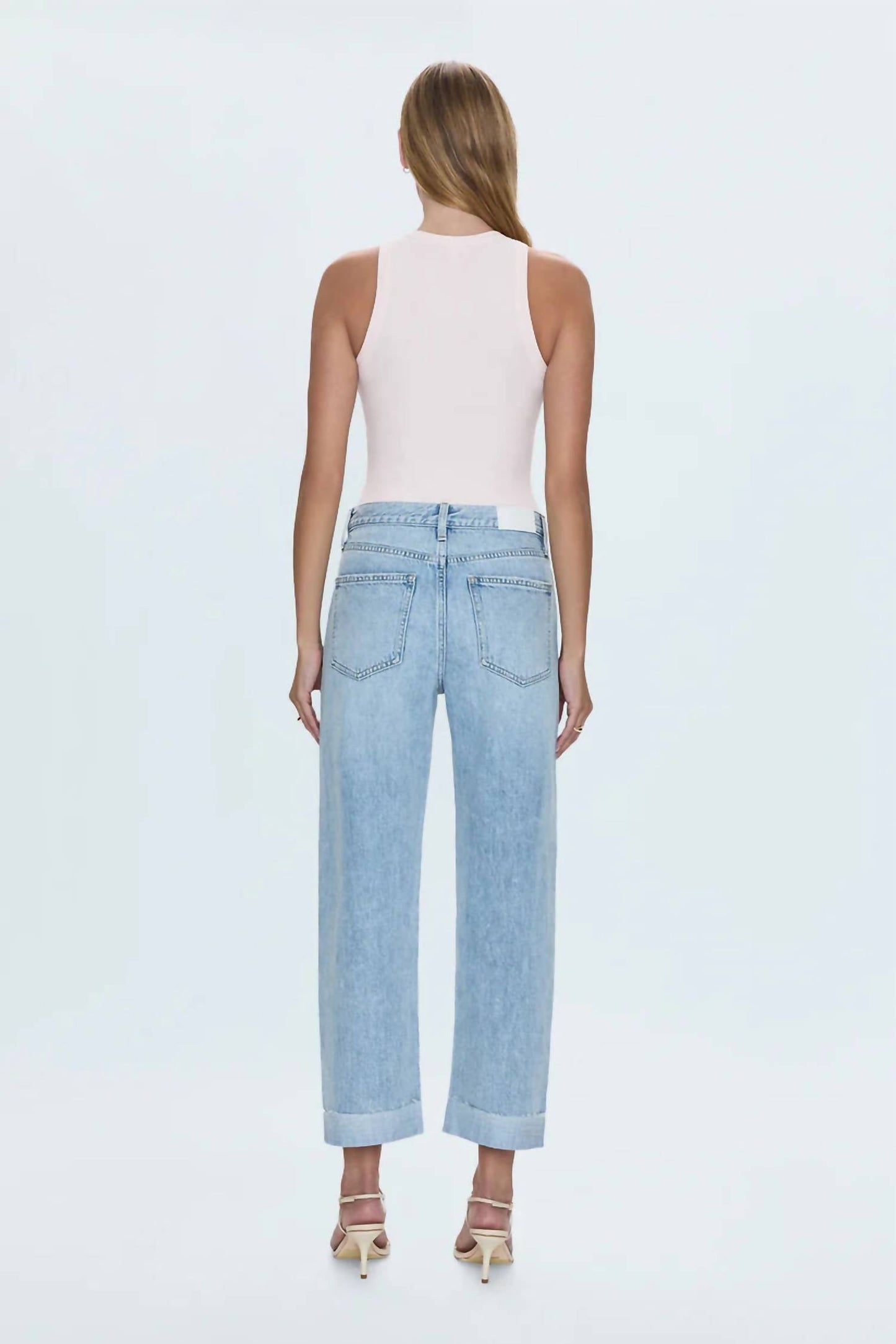 Pistola - Kacey Mid Rise Cuffed Boyfriend Jeans