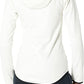 New Balance Moletom com capuz feminino Core Fleece com zíper completo Sea Salt tamanho XS