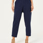 Calça curta larga feminina Eileen Fisher, azul, tamanho grande