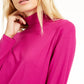 Blusa feminina Eileen Fisher lisa manga comprida rosa tamanho extragrande