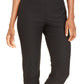 Calça Eileen Fisher Feminina Crepe Elástico Slim Ankle Preta Tamanho Grande