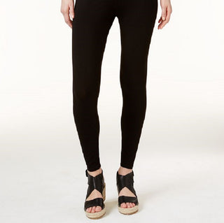 Eileen Fisher Women's Stretch Ankle Leggings Black Size Medium