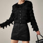 J.Crew - Fringe Cardigan In Metallic Yarn