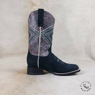 Roper - Botas de couro Cheyenne femininas