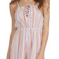 Roxy Endless Love Stripe Cotton Seersucker Romper