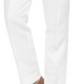 Calça casual reta frontal lisa masculina Tasso Elba, branca, tamanho 36x30