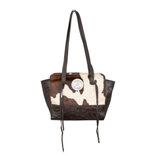 American West - Women's Cow Town Zip Top Tote Bag