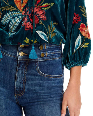 Johnny Was - Blusa Isabella Velvet Field