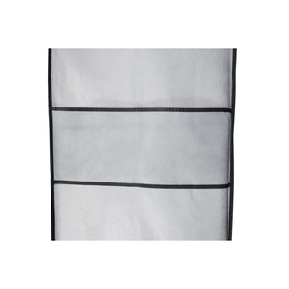 Portable Free Standing Closet with 8 Storage Shelves, 2 Hanging Rod & 4 Pockets