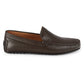 BOSS Men's Grady Leather Driving Shoes - Dark Brown