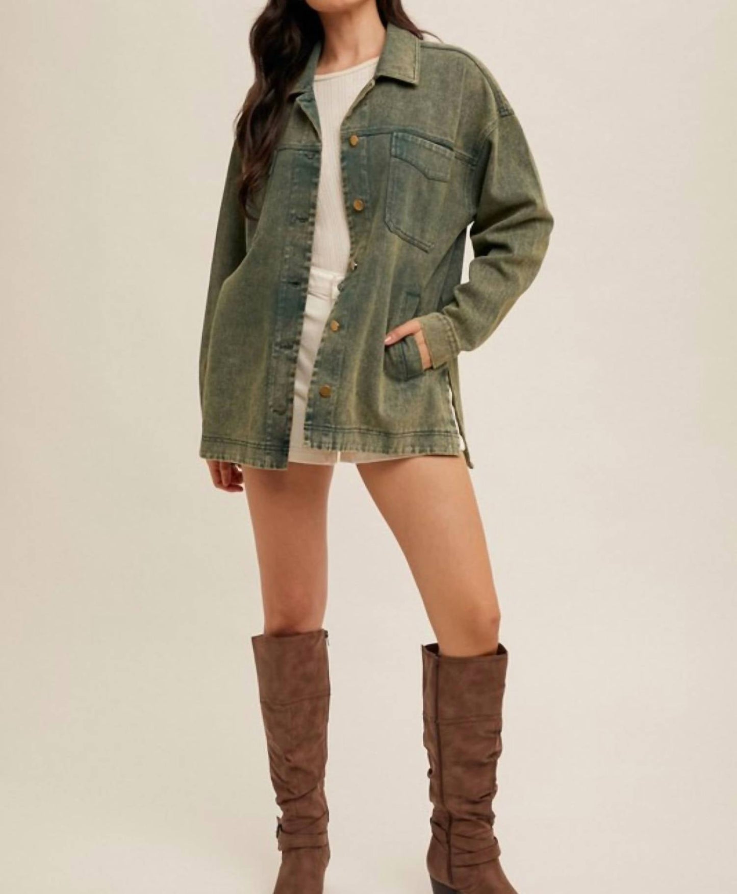 Hem & Thread - Distressed Oversized Jacket