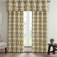 Cortina de janela com ilhós Madison Park Ashlin Diamond 50 x 84, tamanho amarelo, 84 painéis