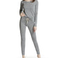 Conjunto de pijama feminino Ink+Ivy com top e legging verde tamanho SP