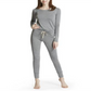 Conjunto de pijama feminino Ink+Ivy com top e legging verde tamanho SP