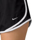 Shorts de corrida Nike Dri Fit Tempo feminino, preto, tamanho XS