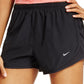 Shorts de corrida Nike Dri Fit Tempo feminino, preto, tamanho pequeno