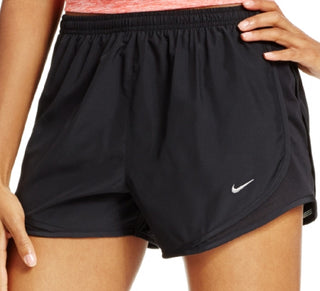 Shorts de corrida Nike Dri Fit Tempo feminino, preto, tamanho pequeno