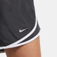 Shorts de corrida Nike Dri Fit Tempo feminino, cinza, tamanho XS
