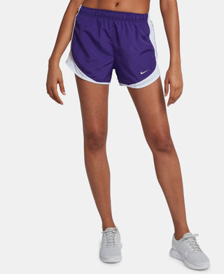 Shorts de corrida Nike Dry Tempo feminino, roxo, tamanho extrapequeno