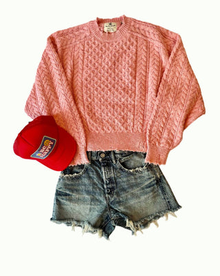 Denimist - Suéter Aran Oversized