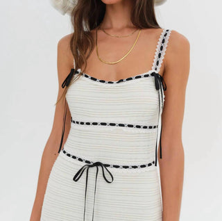 Lil Lemons By For Love And Lemons - Mayfair Crochet Maxi Dress