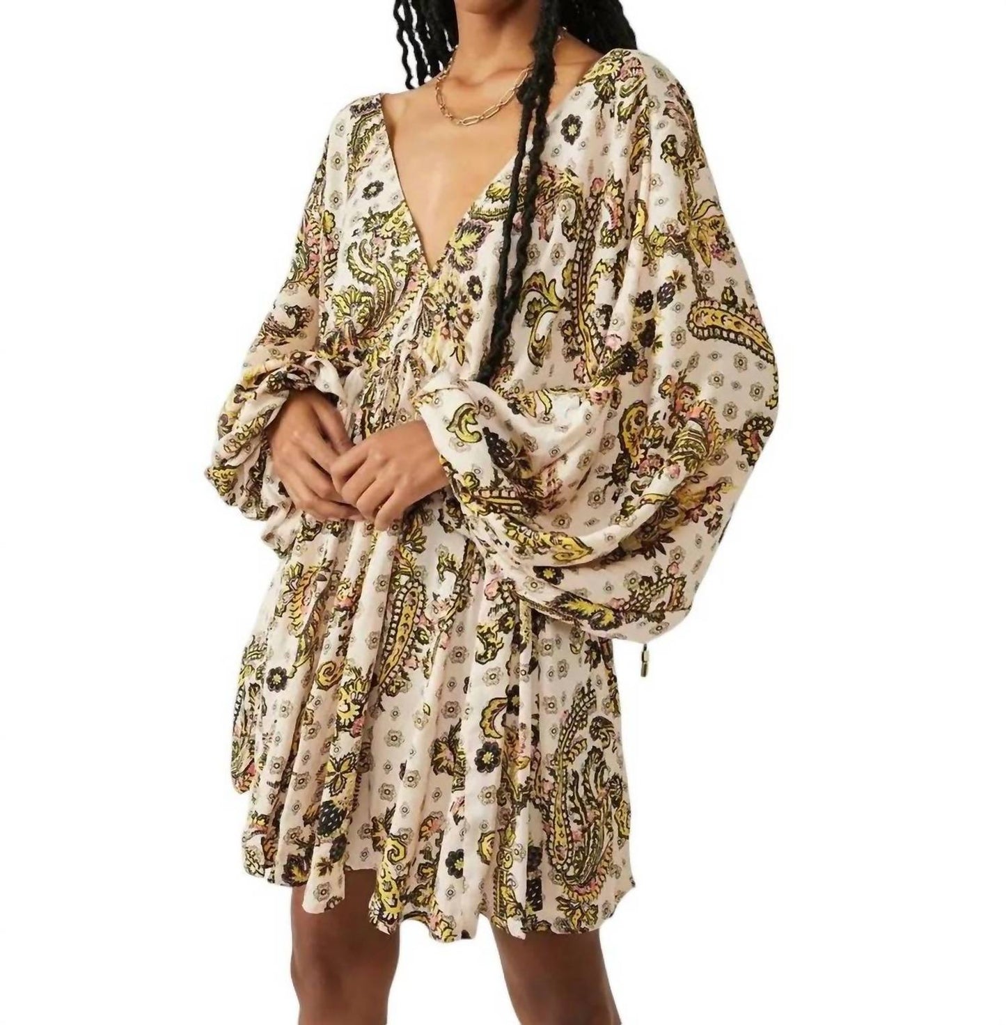 Free People - Vestido curto estampado Arzel