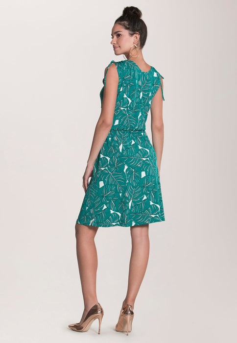 Vestido Leota Feminino Tara A Line In Rainforest Verde Tamanho Pequeno