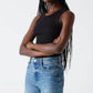 Michael Stars - Gina Ribbed Crop Tank Top