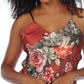 Paparazzi - Charmeuse Satin Patchwork Print Camisole
