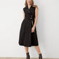 GSTQ Sleeveless Trench Coat Black M